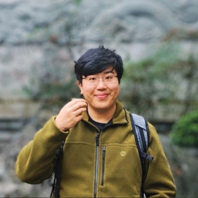 PhD student Zhengyuan Ling smiling
